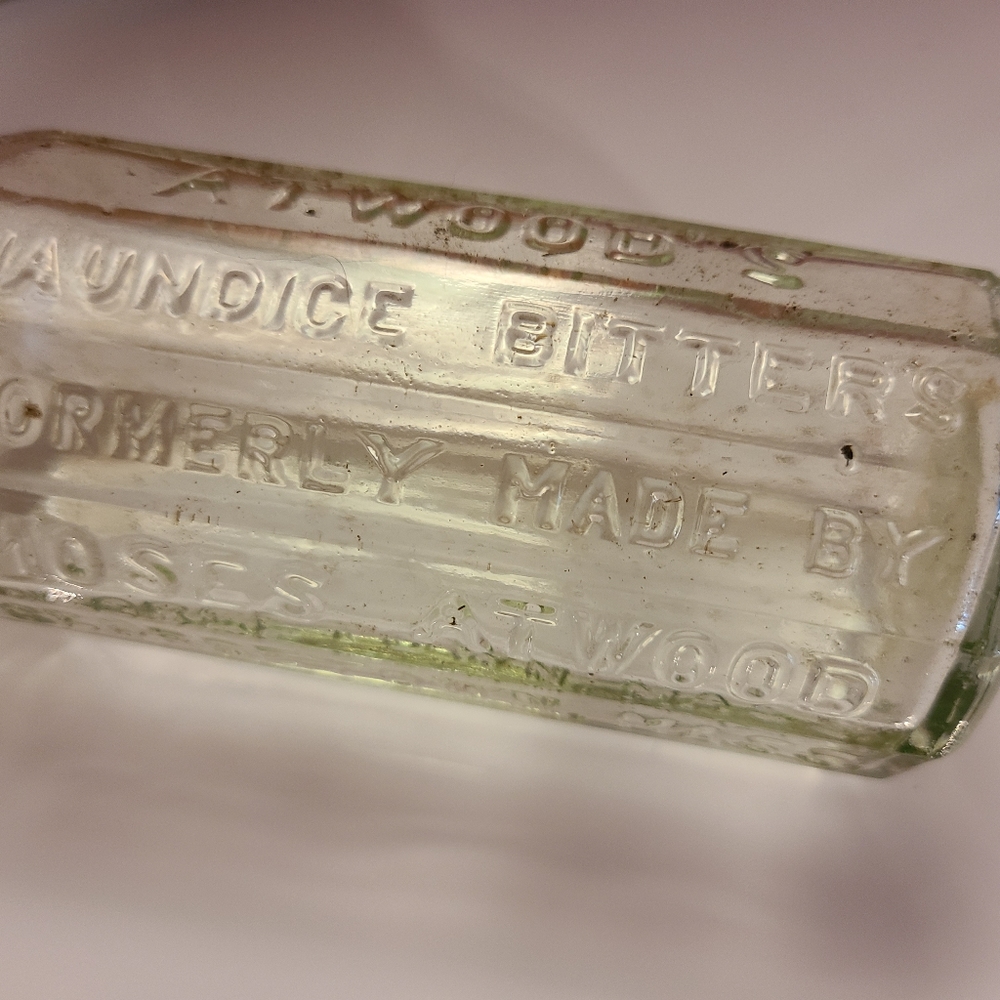 Antique vintage glass bottle (10D) - Picture 4 of 6